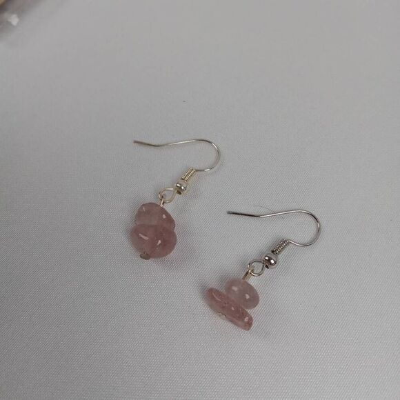 💕5/25 Purple stone chip earrings casual boho bohemian western hippie lagenlook - Picture 3 of 8